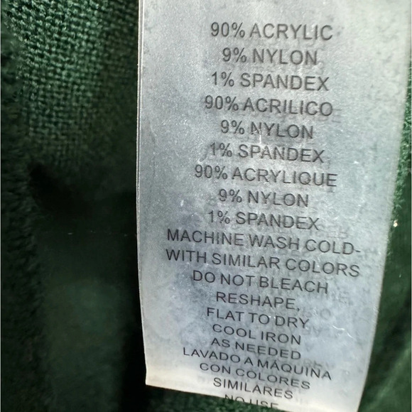 Vince Camuto Hunter green cowl neck Sweater Dress Size Small - Picture 4 of 12